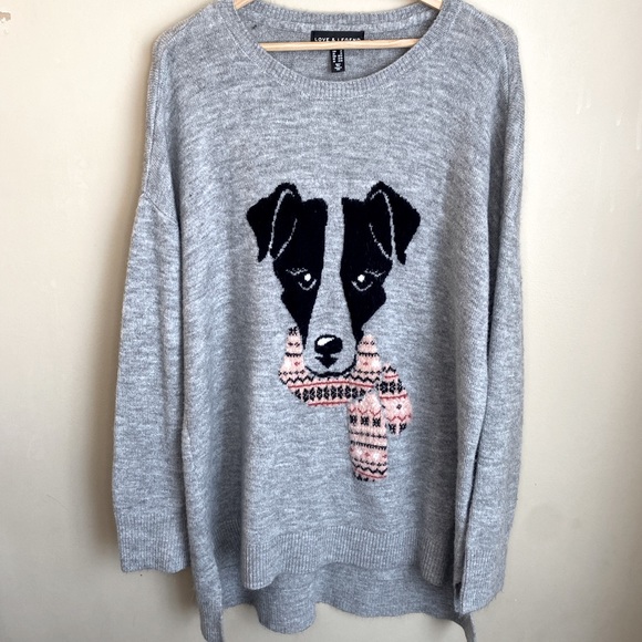Love & Legend Sweaters - Love & Legend sweater with dog